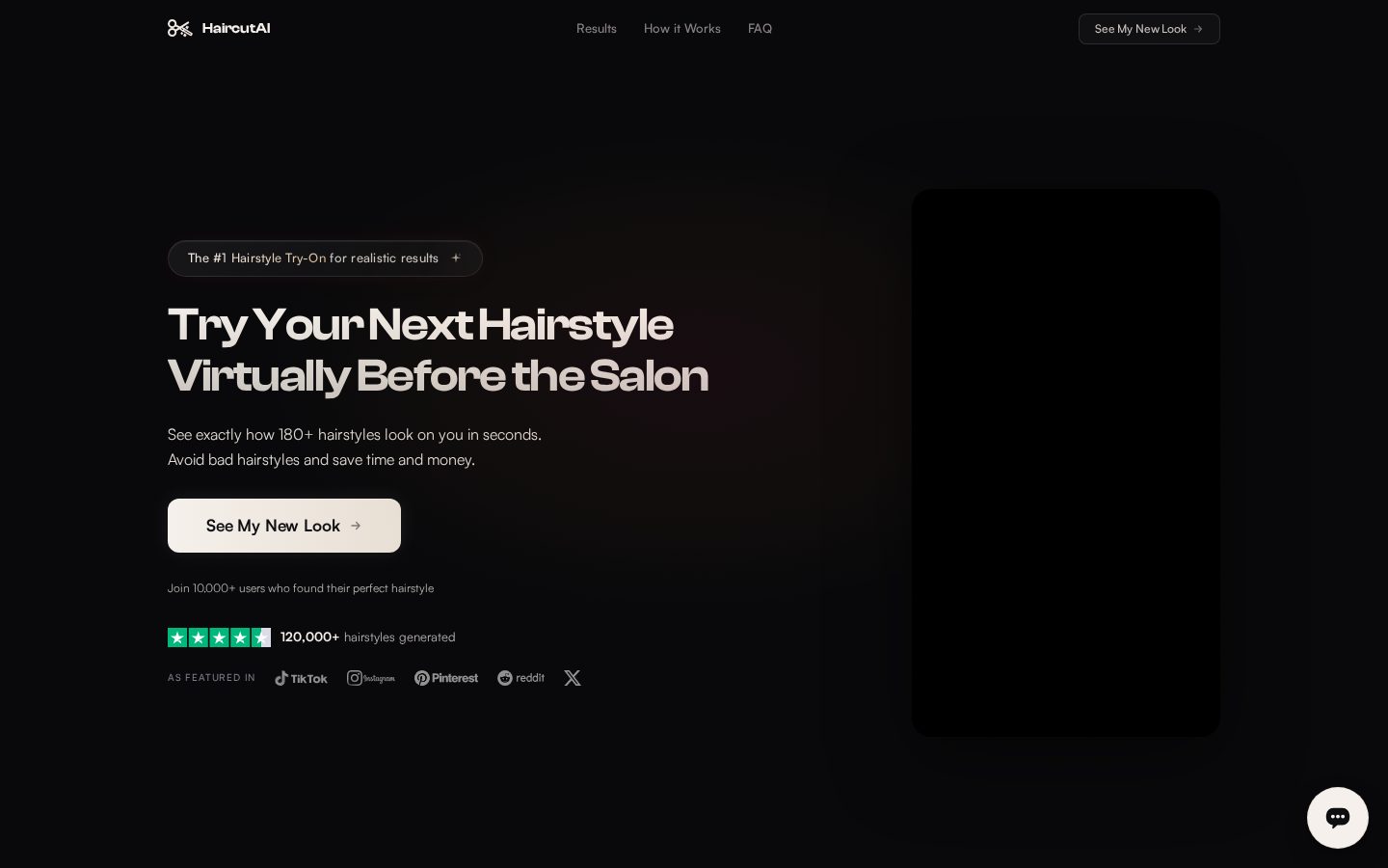 AIHairstyleApp Homepage