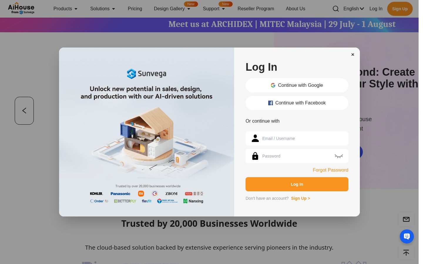 AiHouse Homepage
