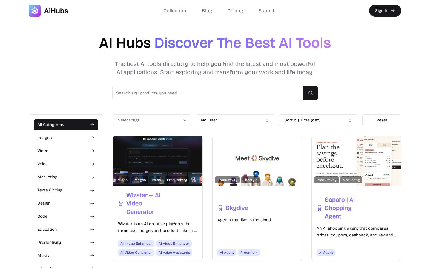 aihubs Homepage
