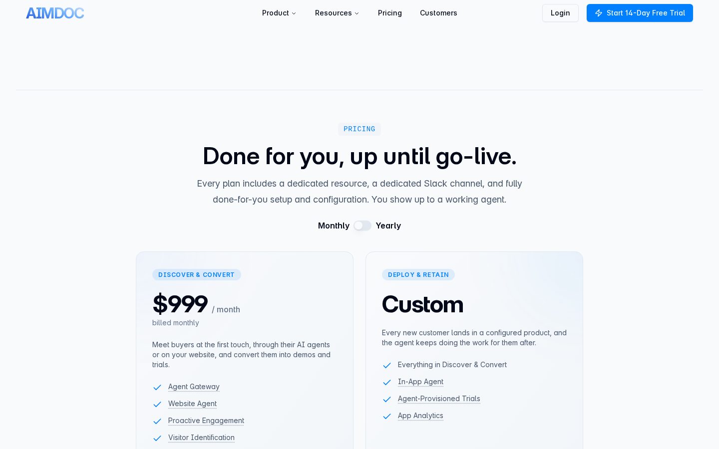 Aimdoc Pricing