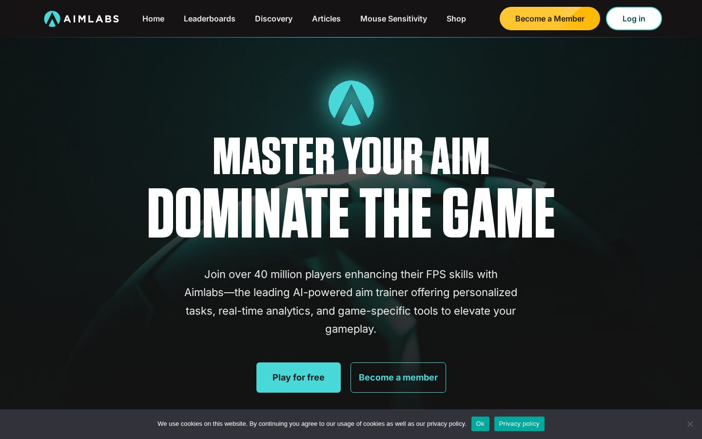 Aimlabs Homepage