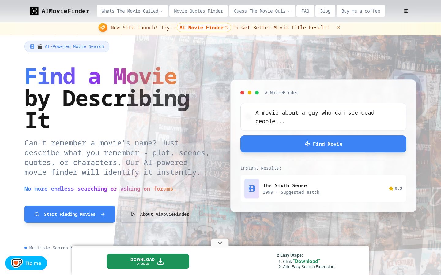aimoviefinder Homepage