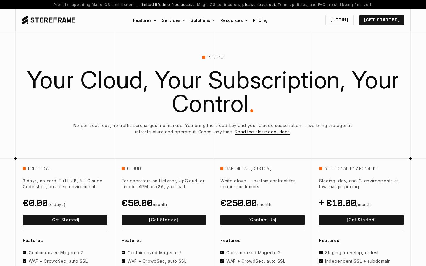 AI‑Native eCommerce Infrastructure Pricing