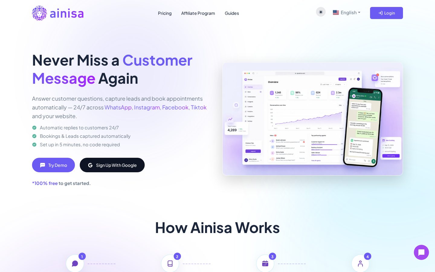 AInisa Homepage