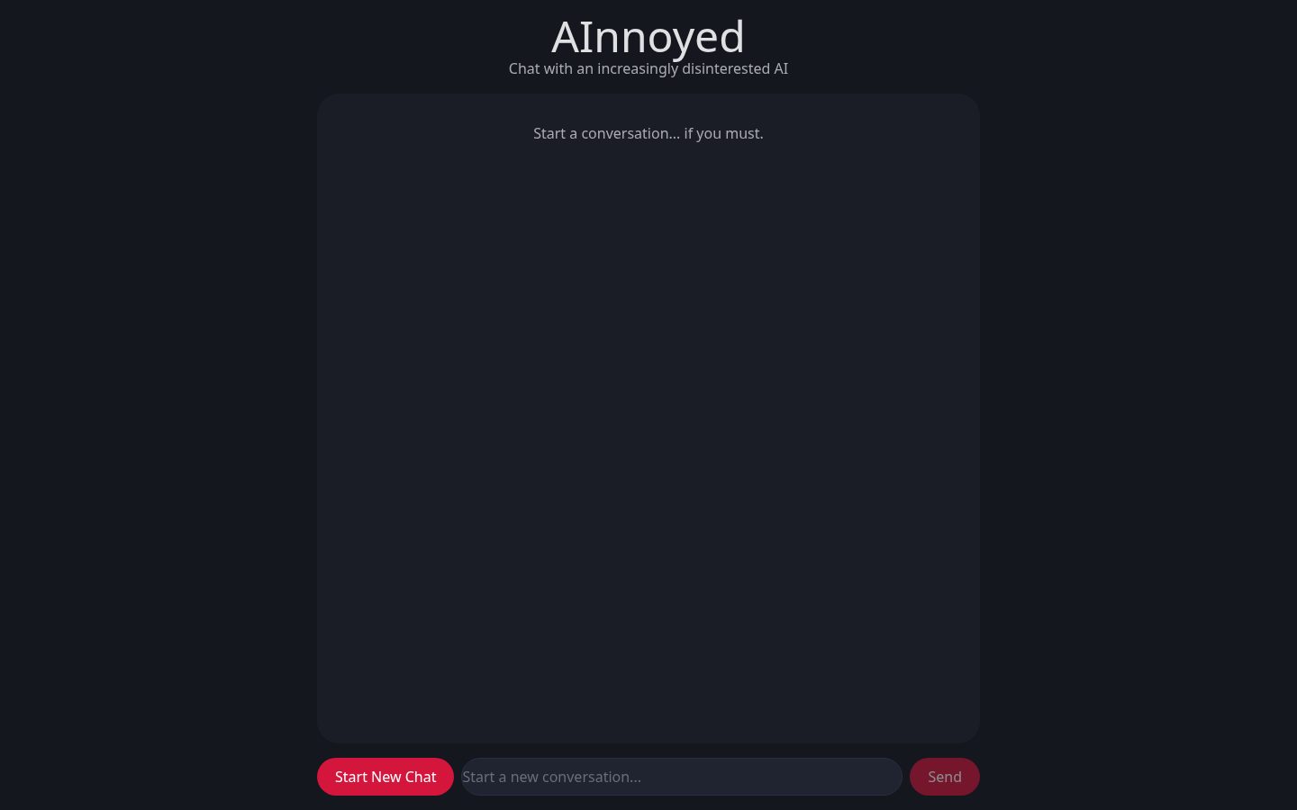 ainnoyed Homepage