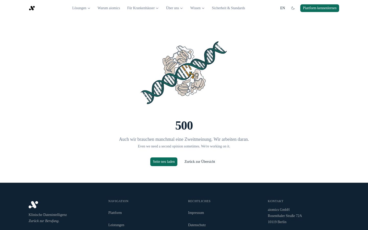 aiomics Homepage