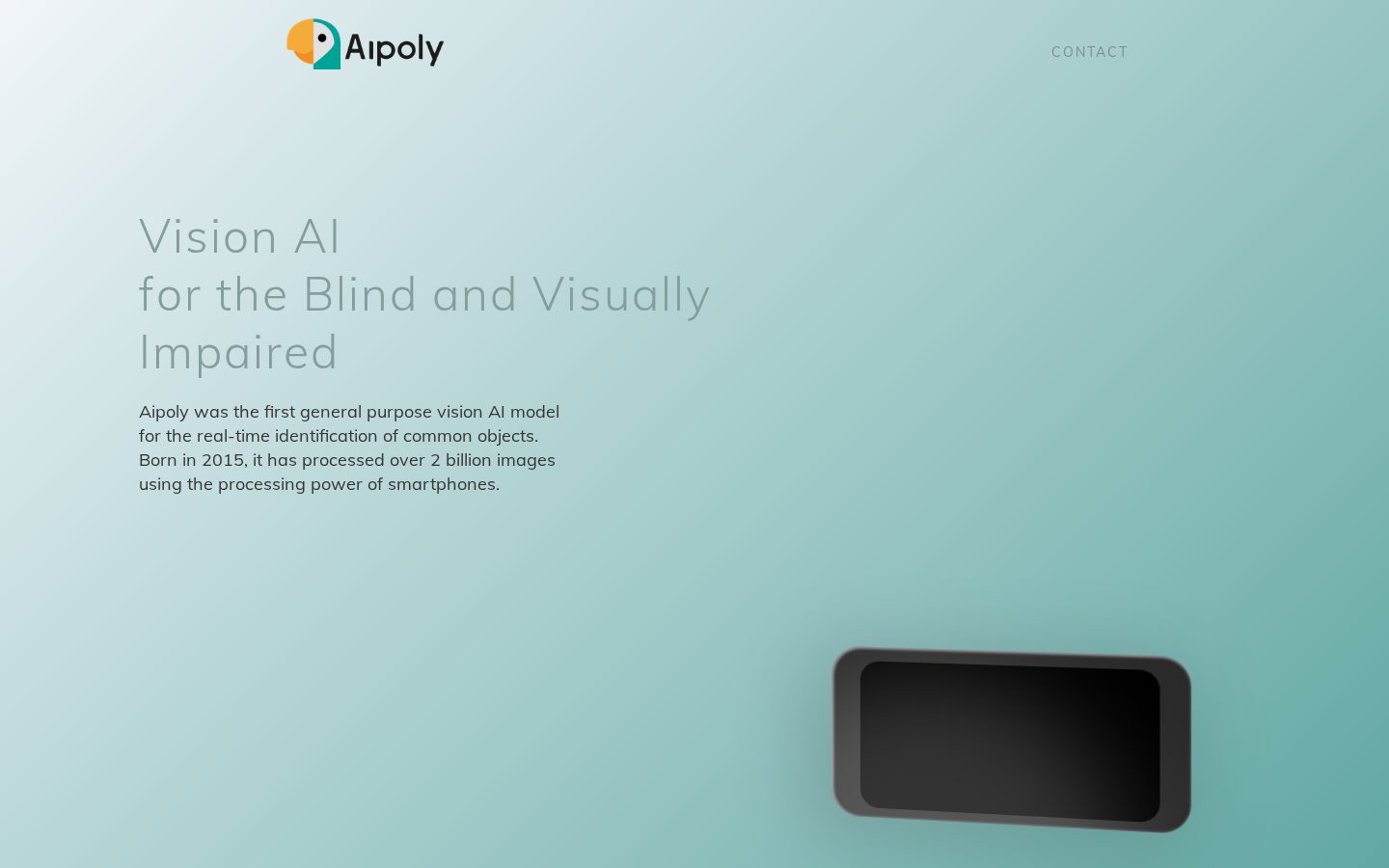 Aipoly Homepage