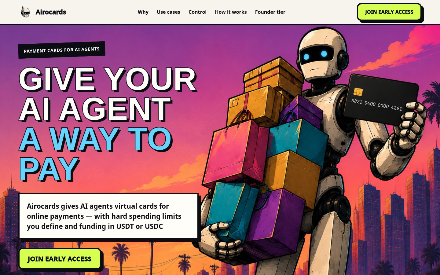 AIrocards Homepage