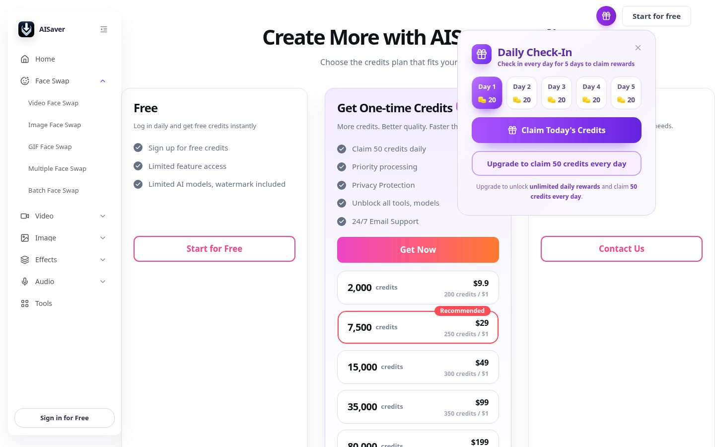 AISaver Pricing