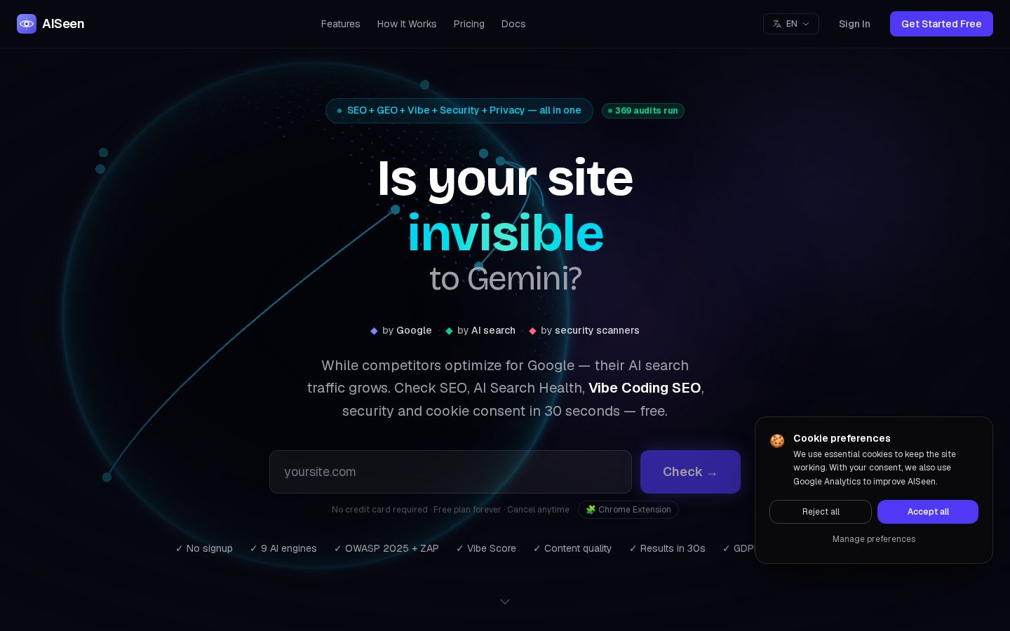 AISeen Homepage