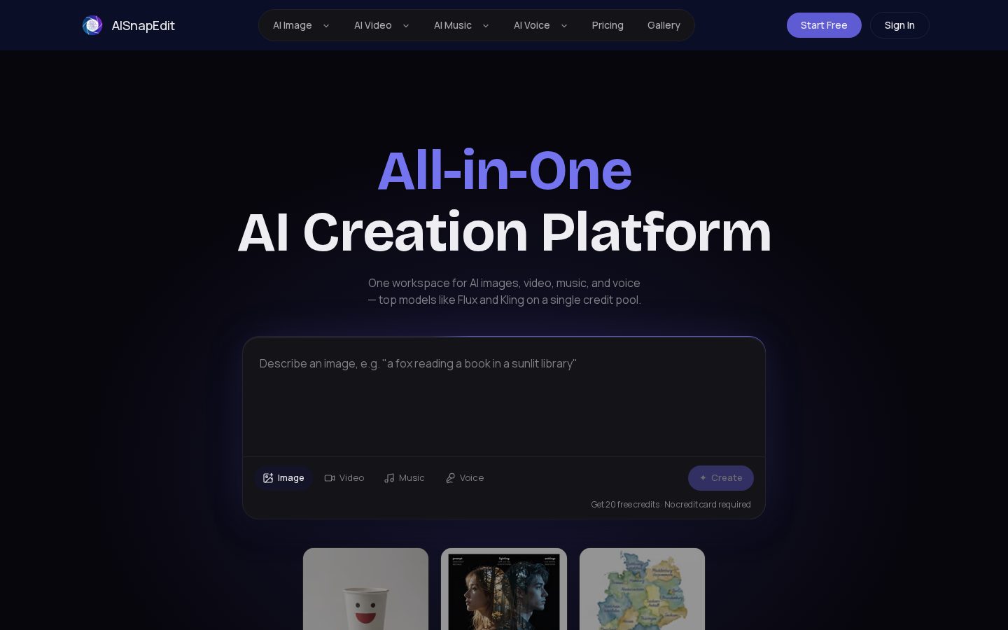 AISnapEdit Homepage