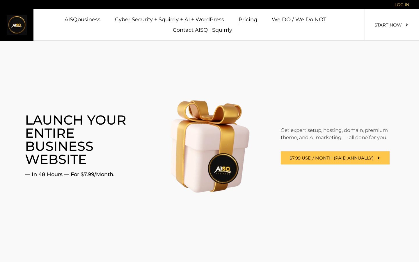 AISQbusiness Pricing