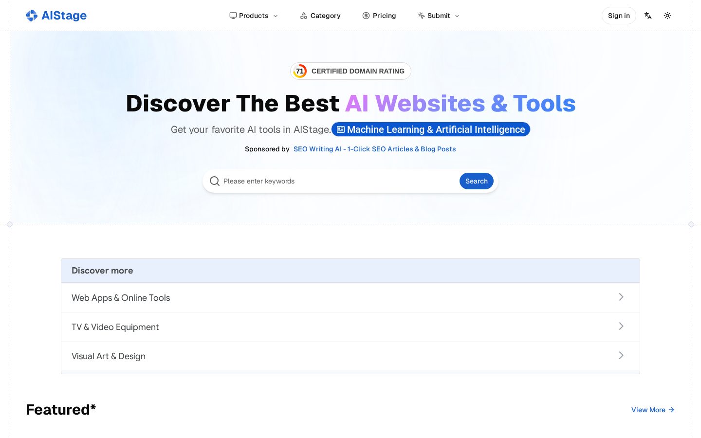 AIStage Homepage