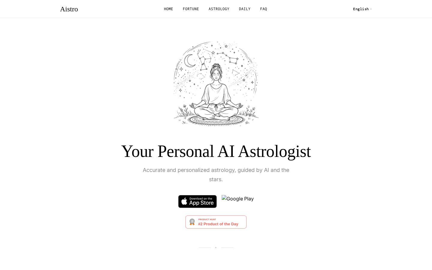 Aistro Homepage