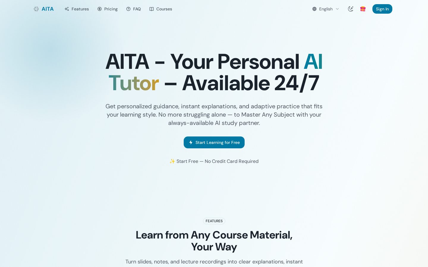 AITA Homepage