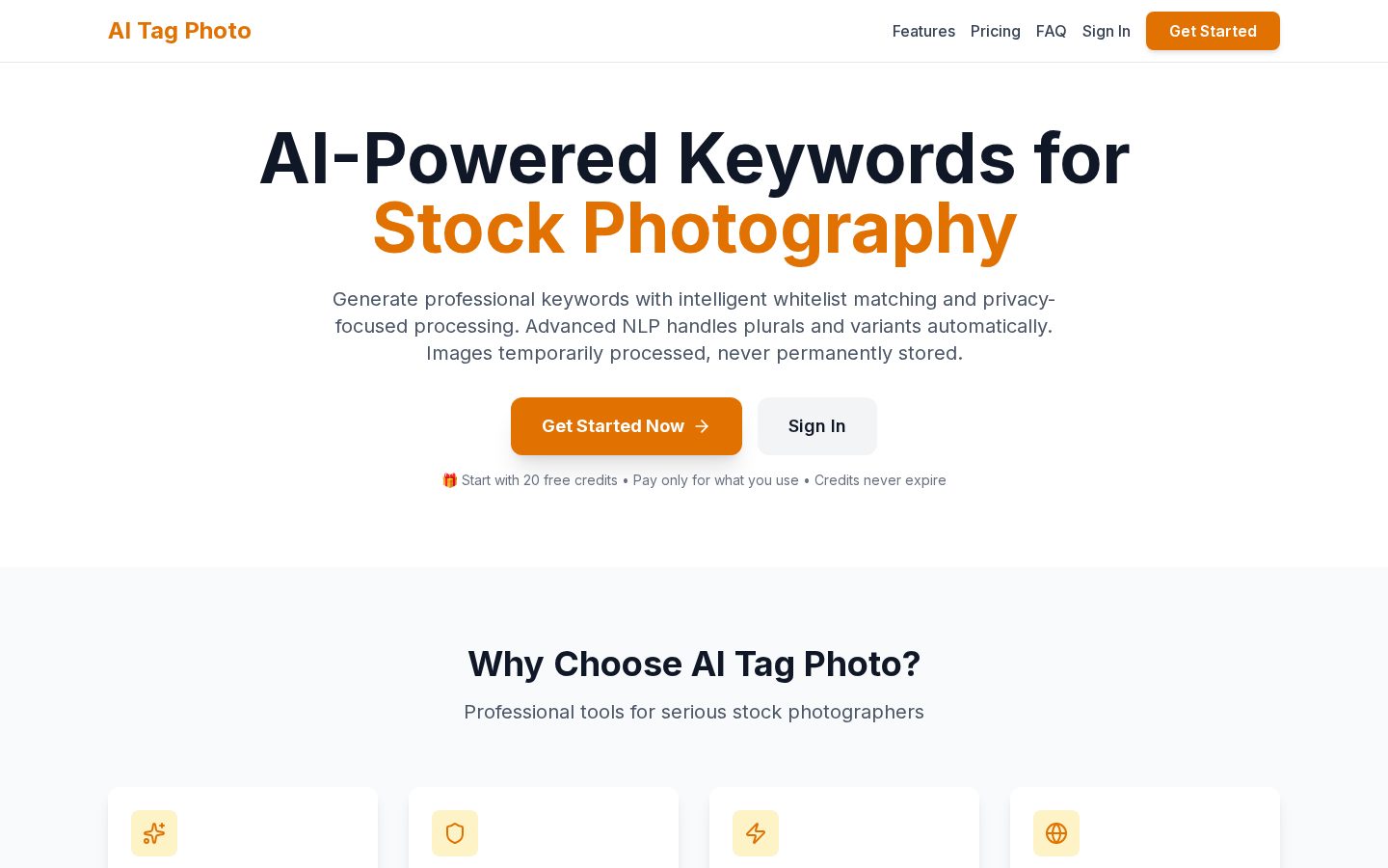 AITag.Photo Homepage