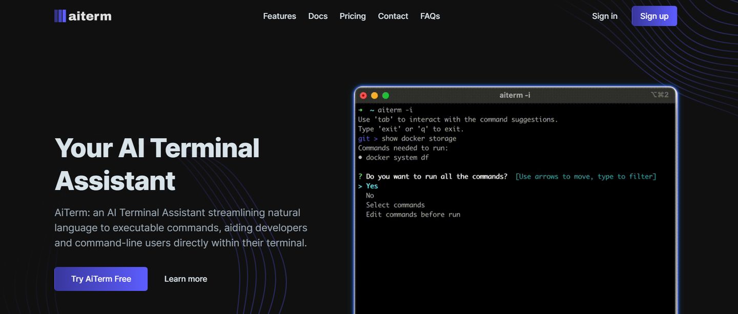 AiTerm Homepage