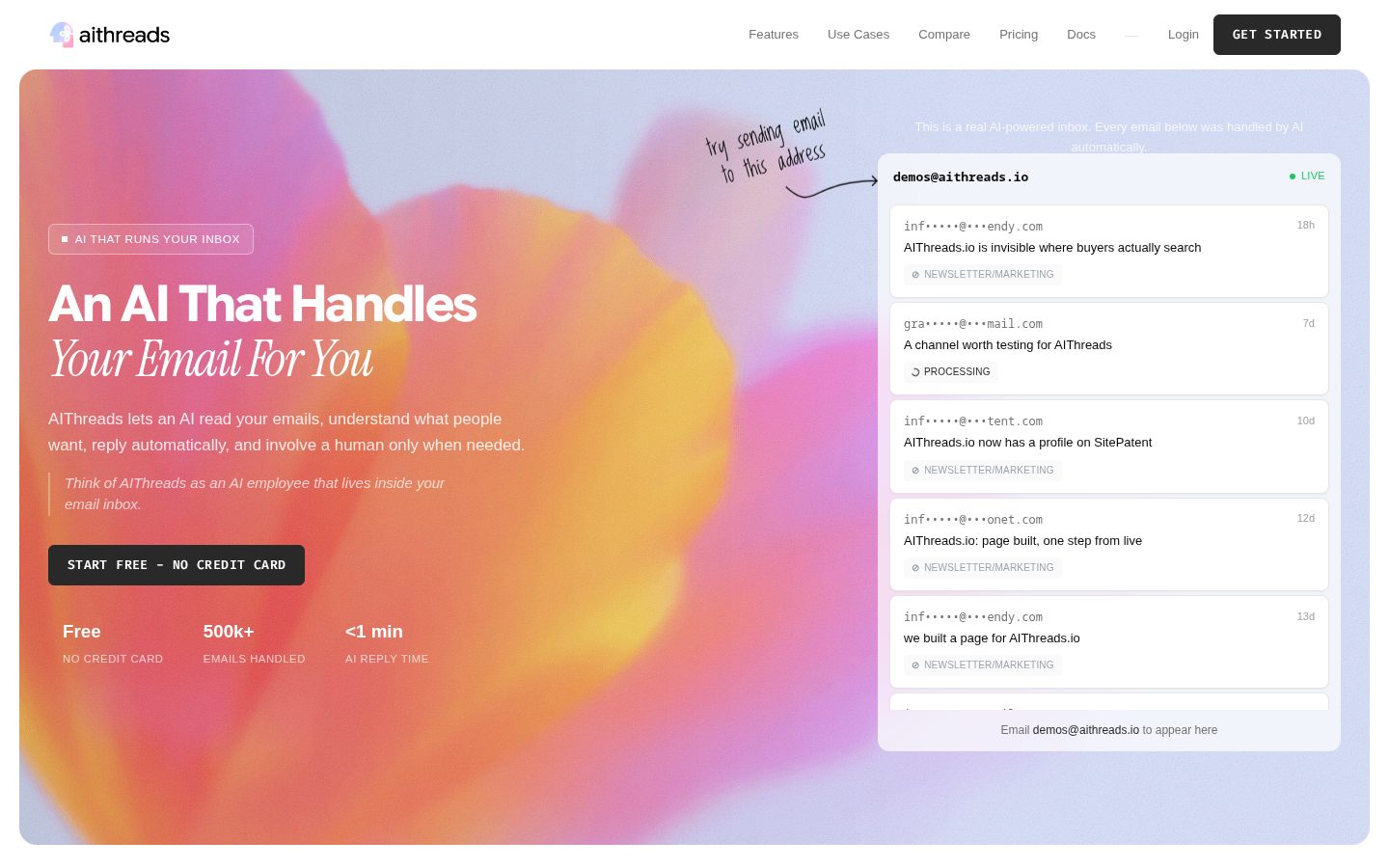 AIThreads Homepage