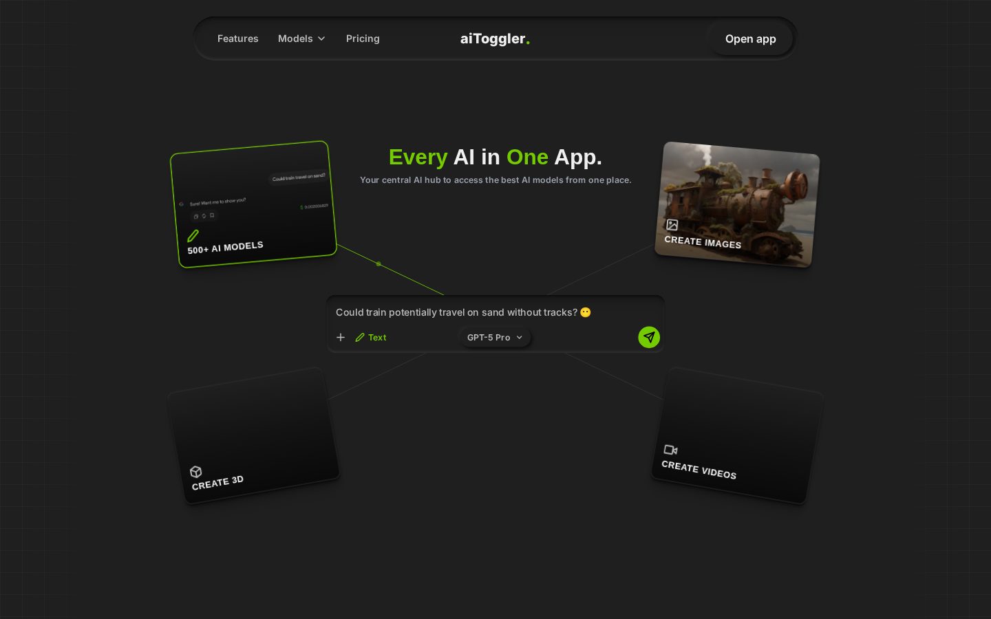 AItoggler Homepage