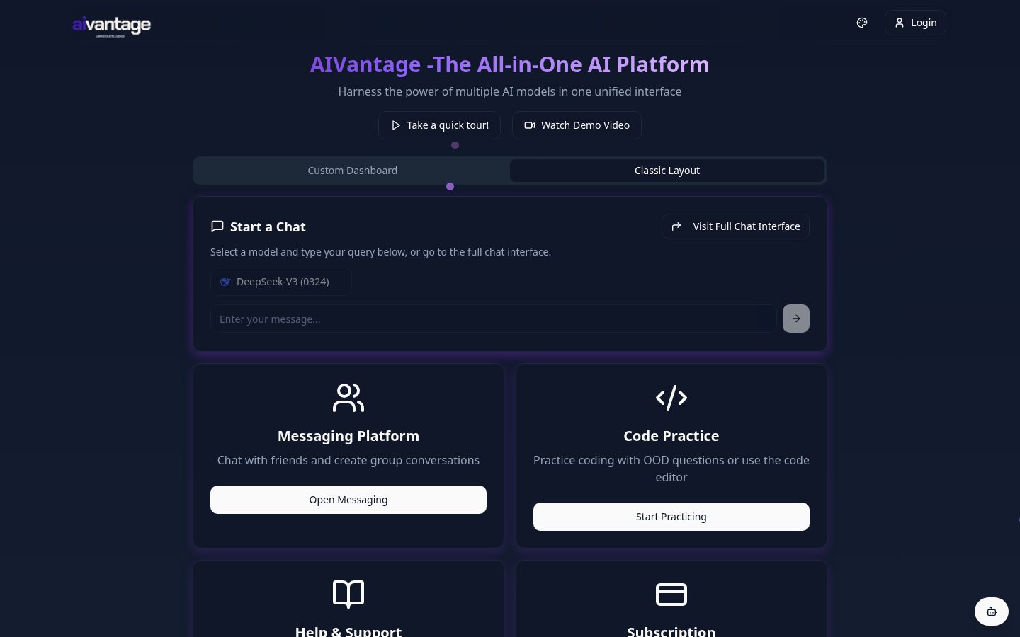 AIVantage Homepage