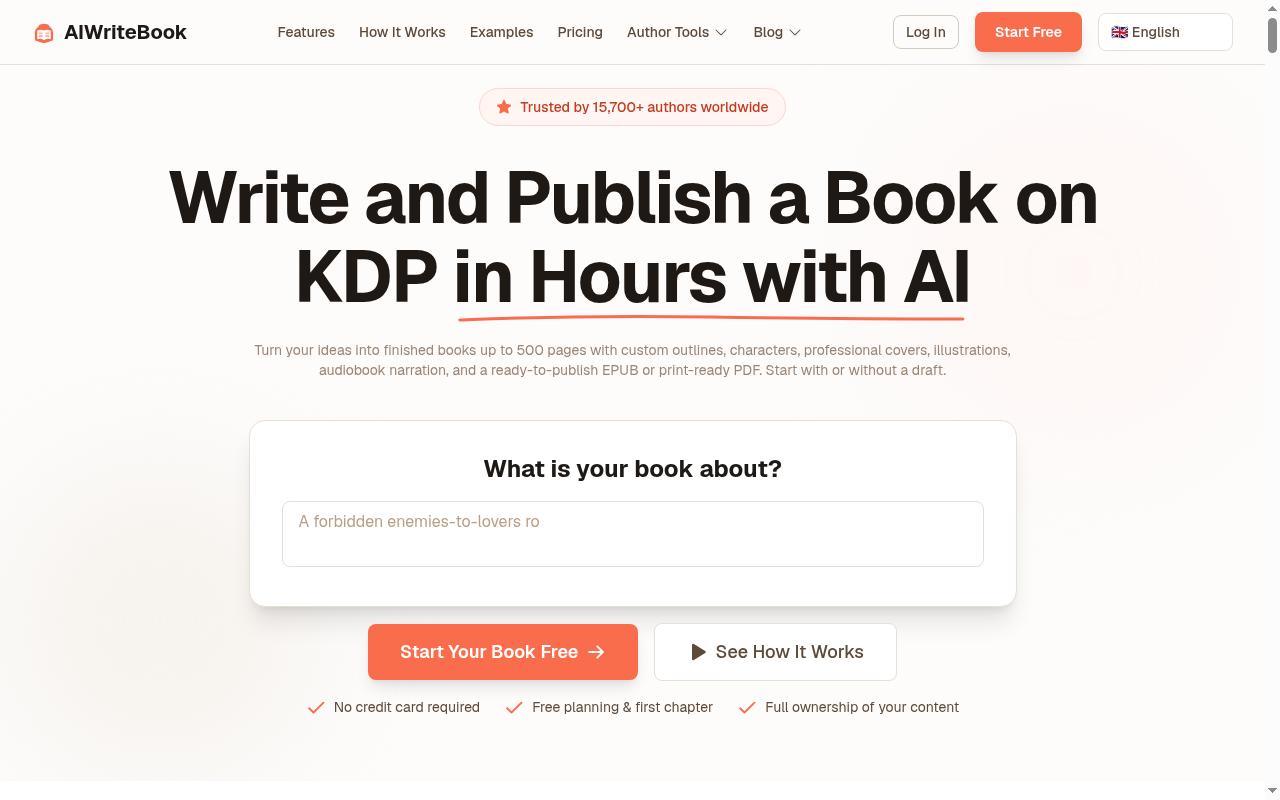 AIWriteBook Homepage