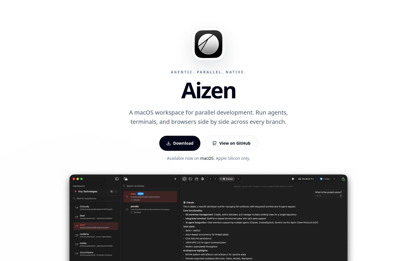 Aizen Homepage