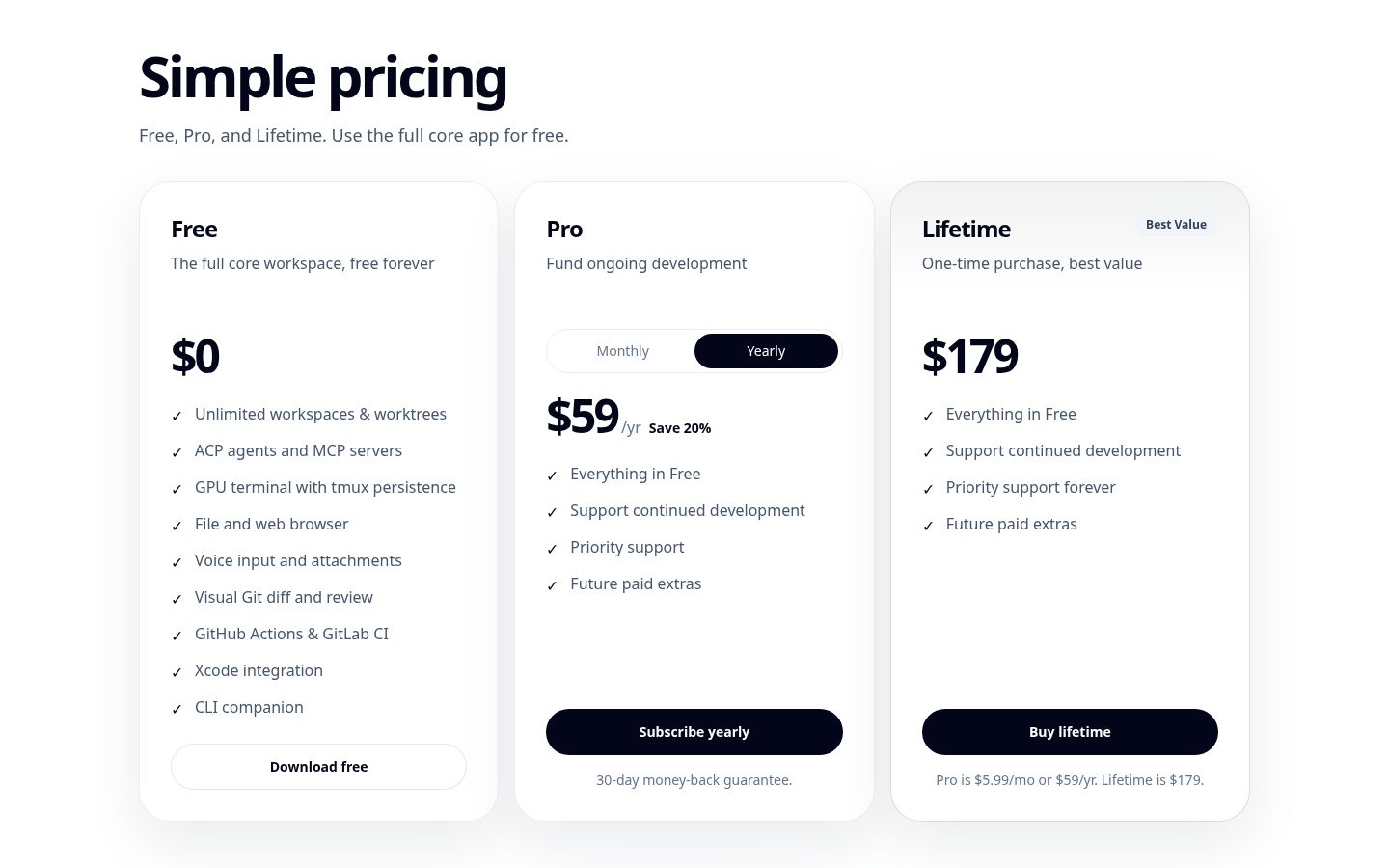 Aizen Pricing