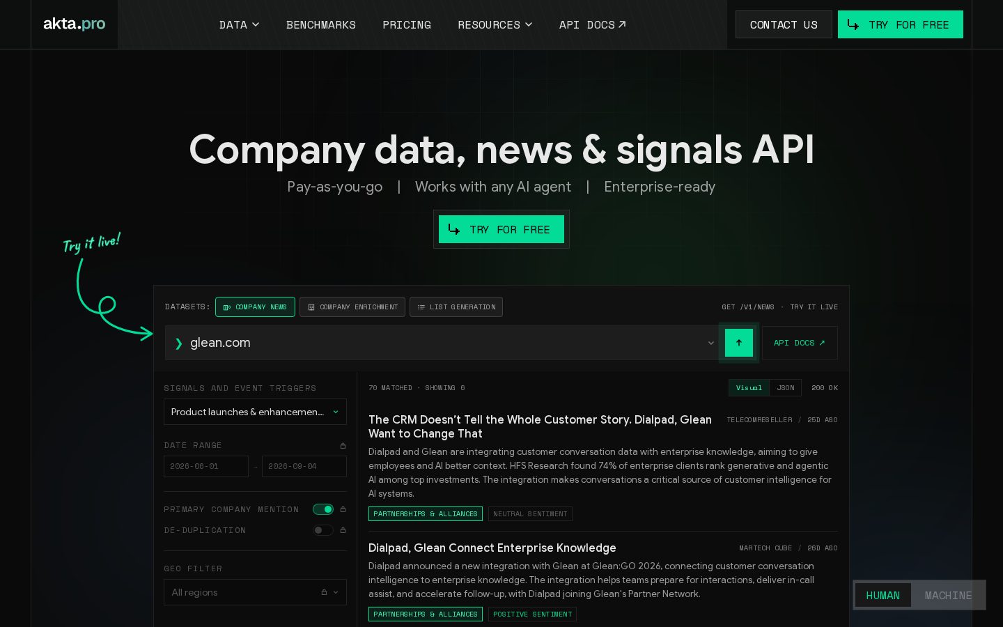 akta.pro Homepage