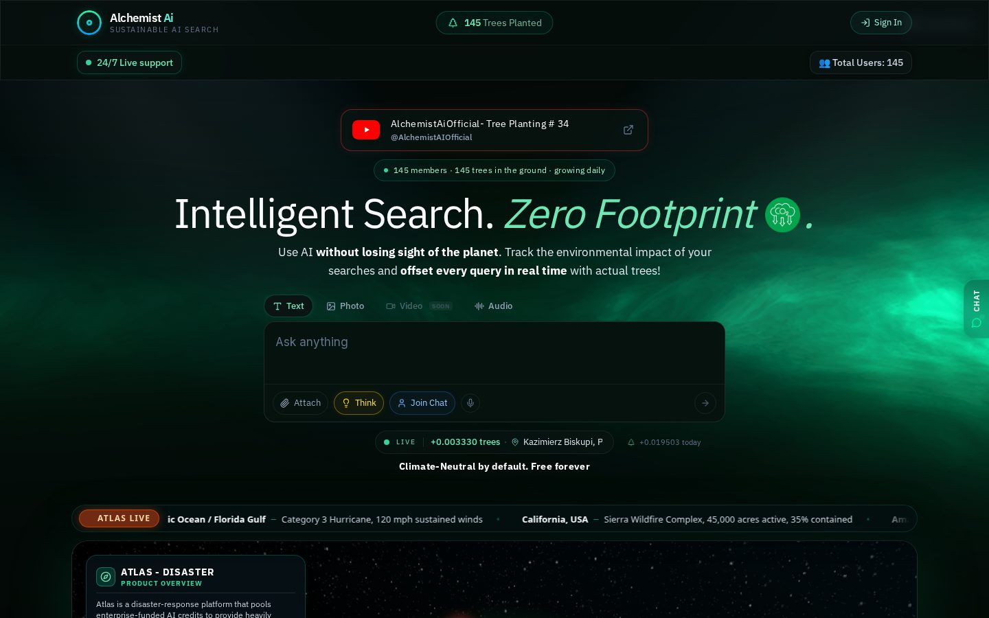 Alchemist Ai Homepage