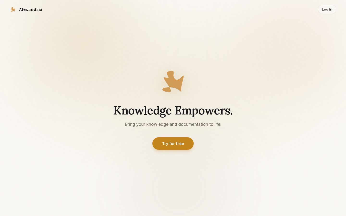 Alexandria Homepage