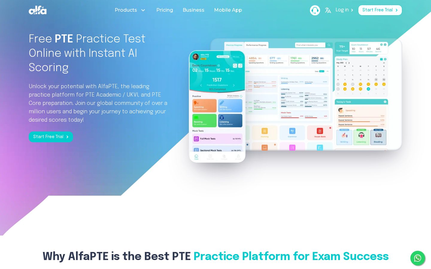 AlfaPTE Homepage