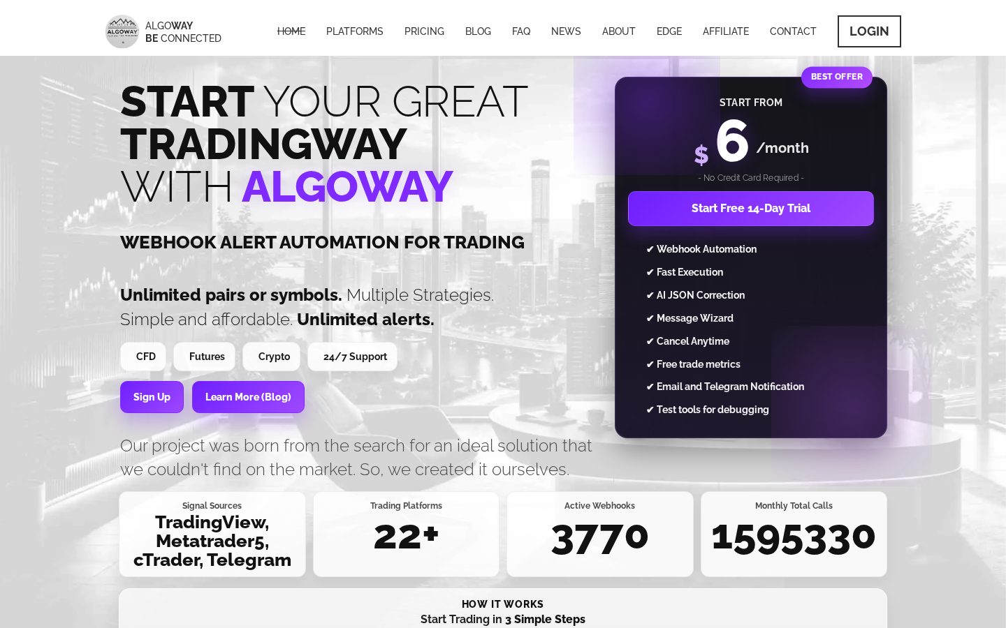 AlgoWay Homepage
