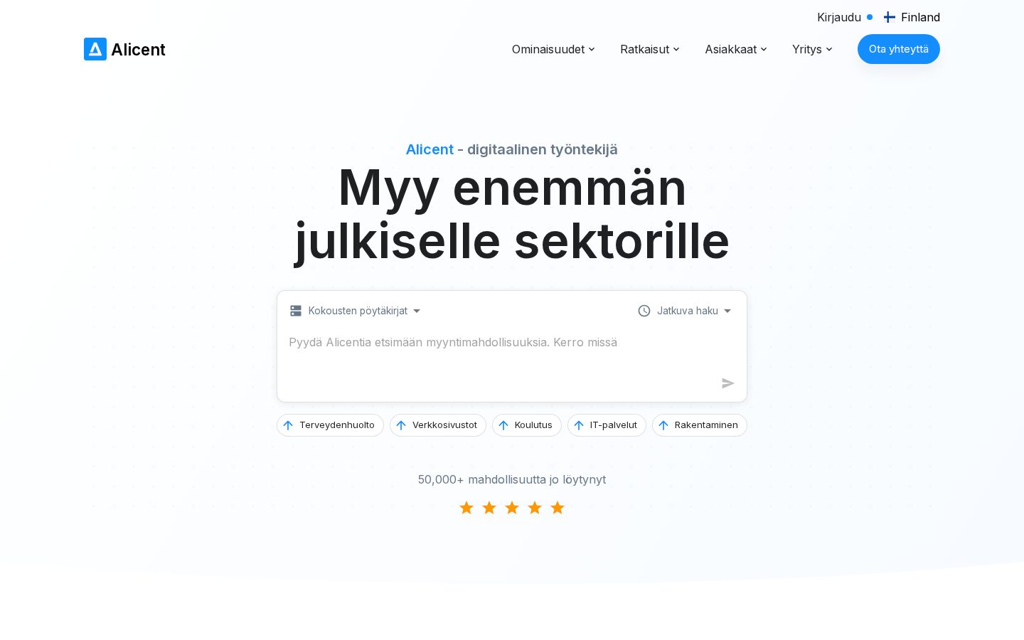 Alicent Homepage