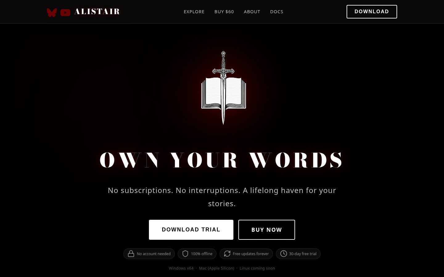 Alistair Homepage