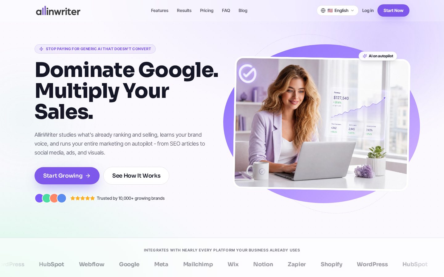 AllinWriter Homepage