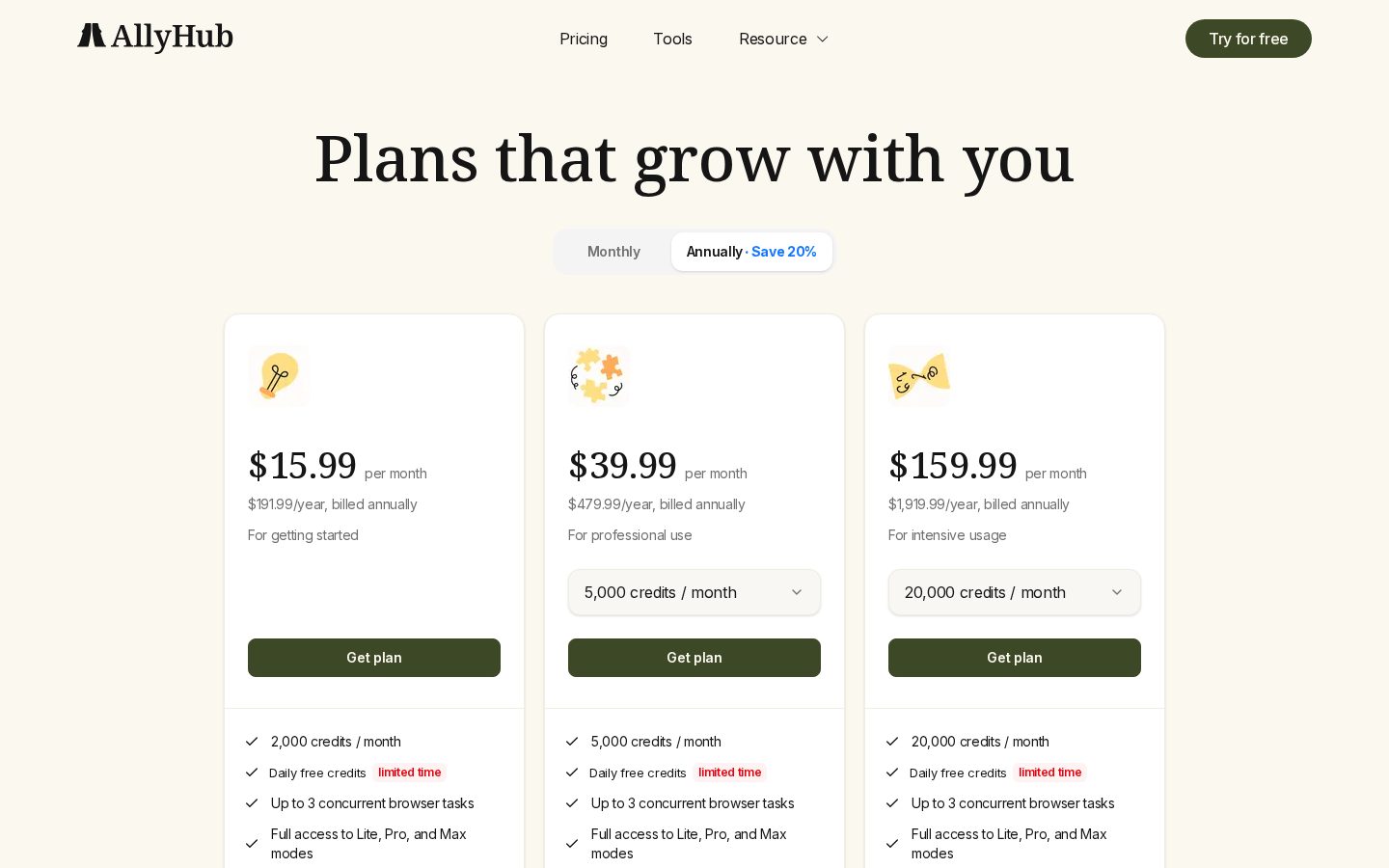 AllyHub Pricing
