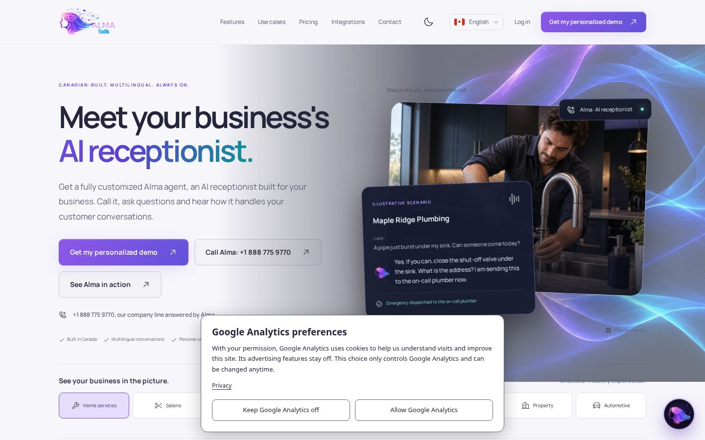 AlmaTalk Homepage