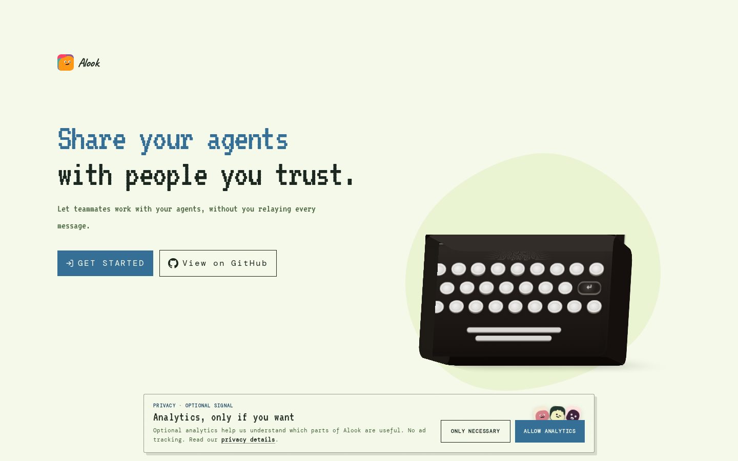 Alook Homepage