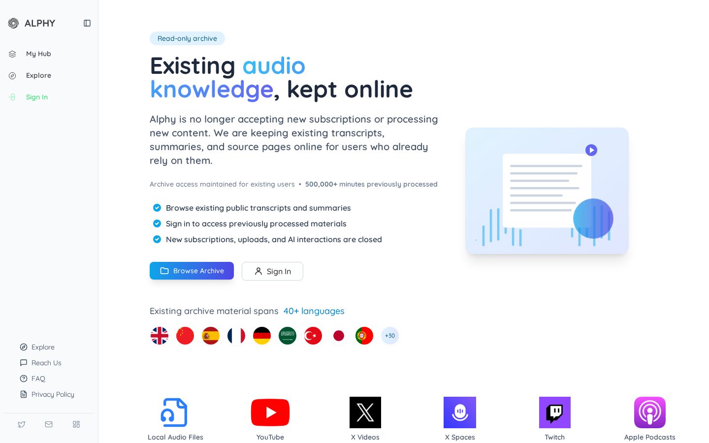 Alphy Homepage