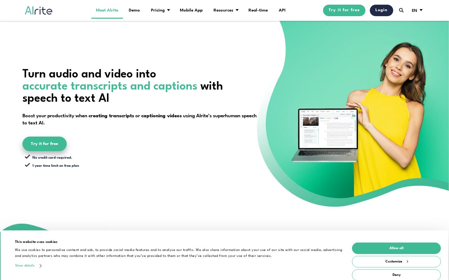 Alrite Homepage