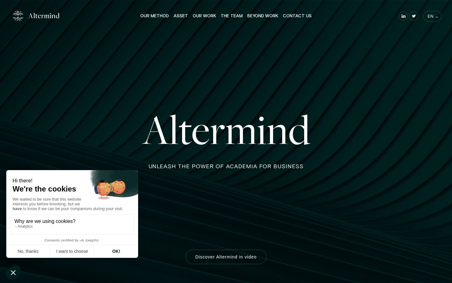 AlterMind Homepage