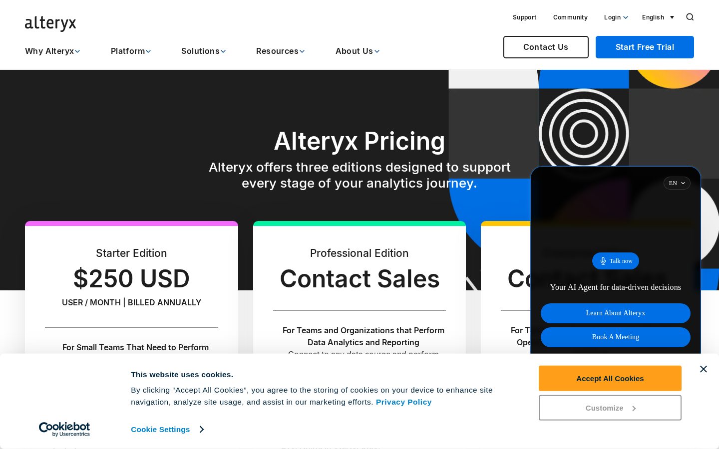 Alteryx Pricing