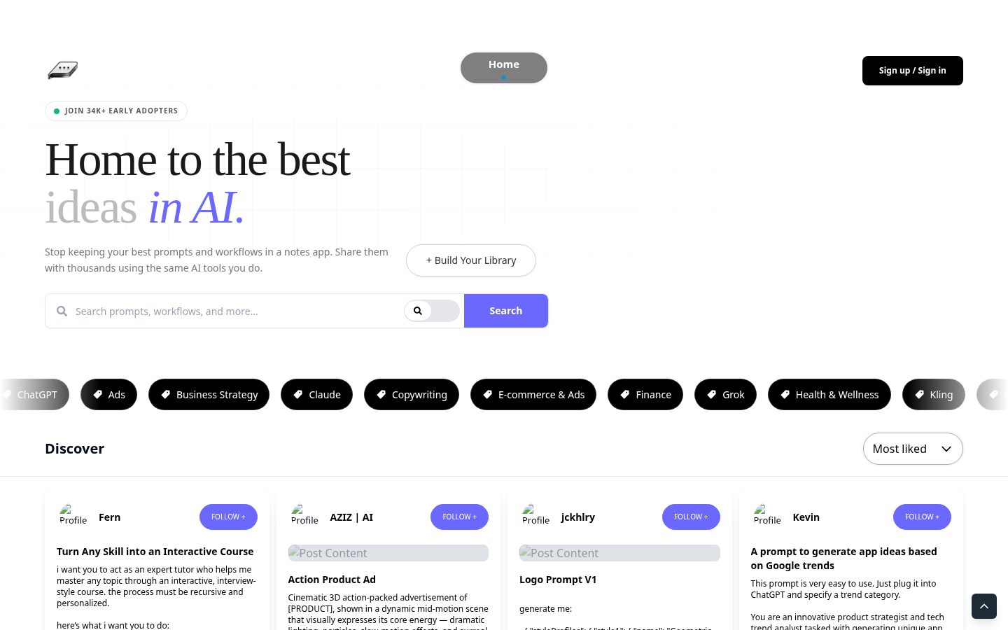 AltSociety AI Homepage