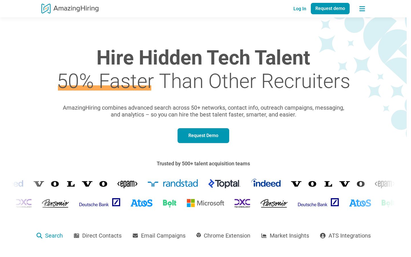 AmazingHiring Homepage