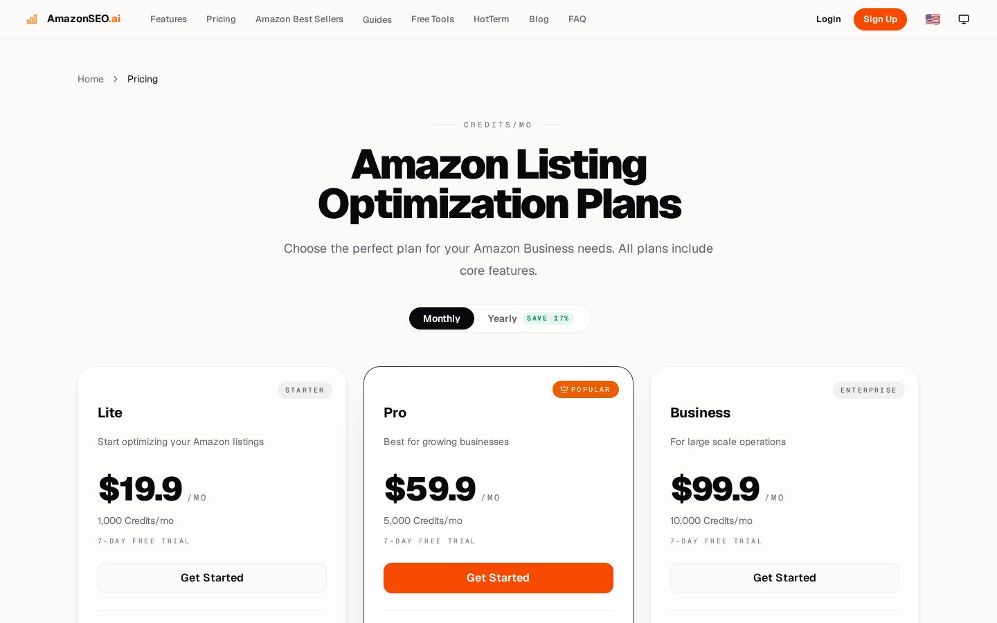 amazonseo.ai Pricing