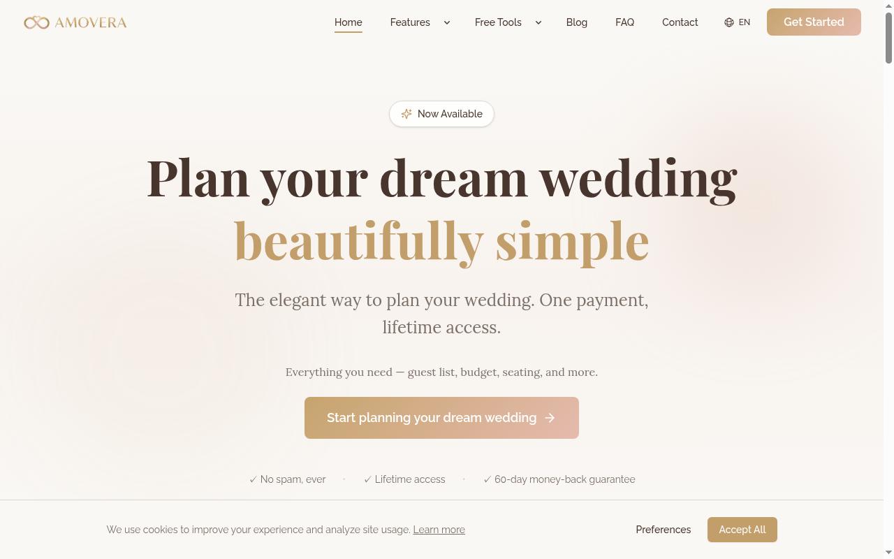 Amovera Homepage