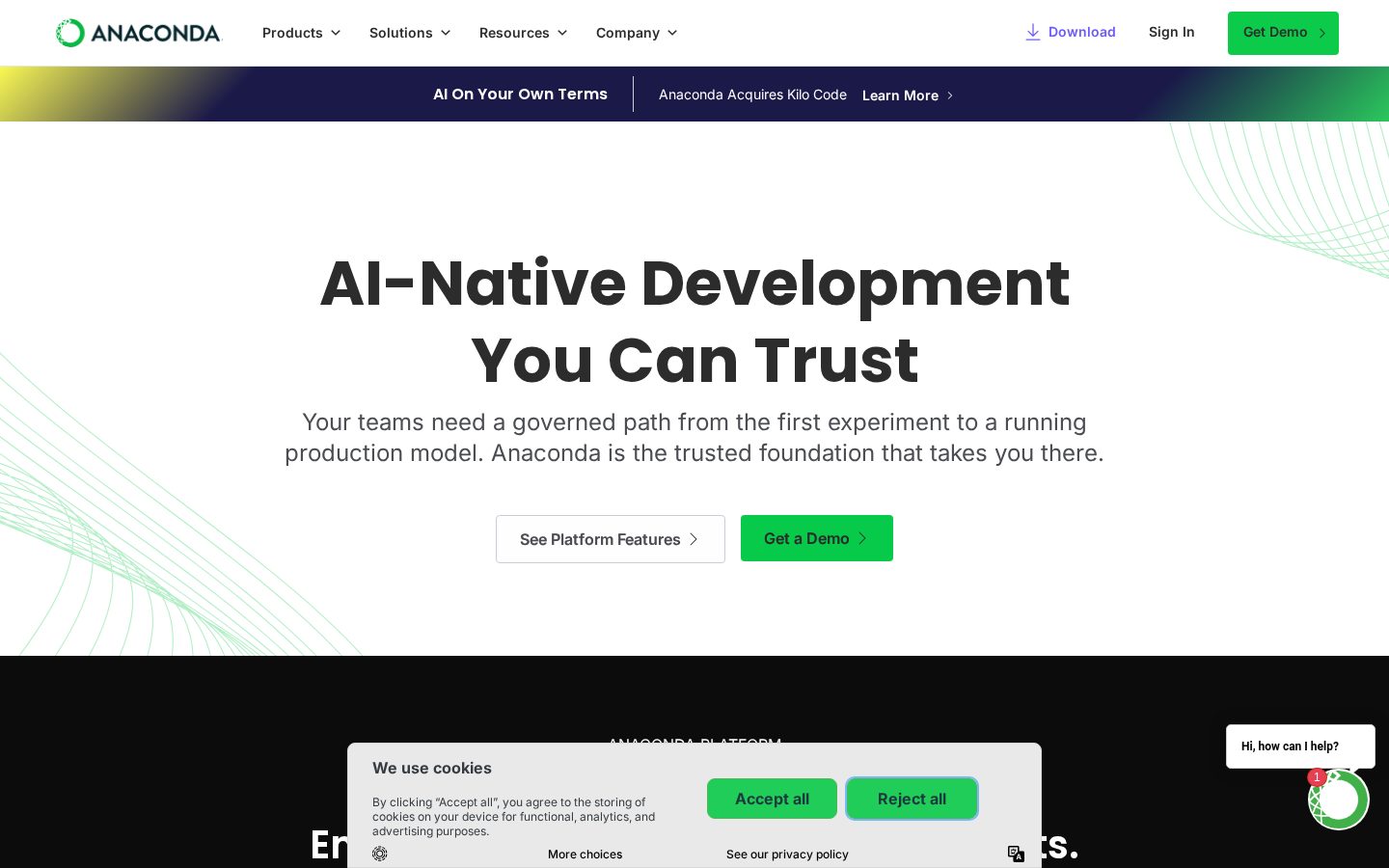 Anaconda Homepage