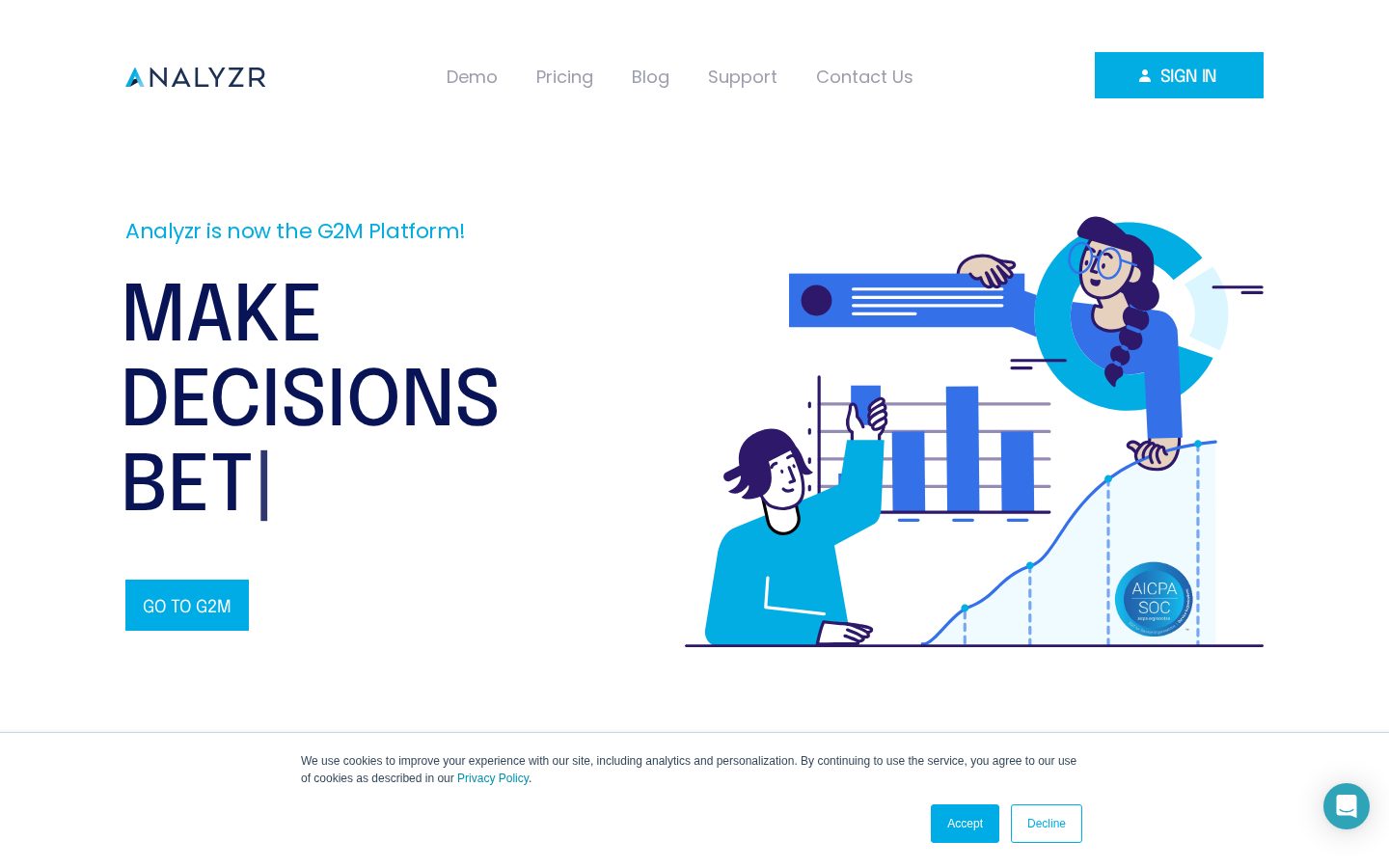 Analyzr Homepage