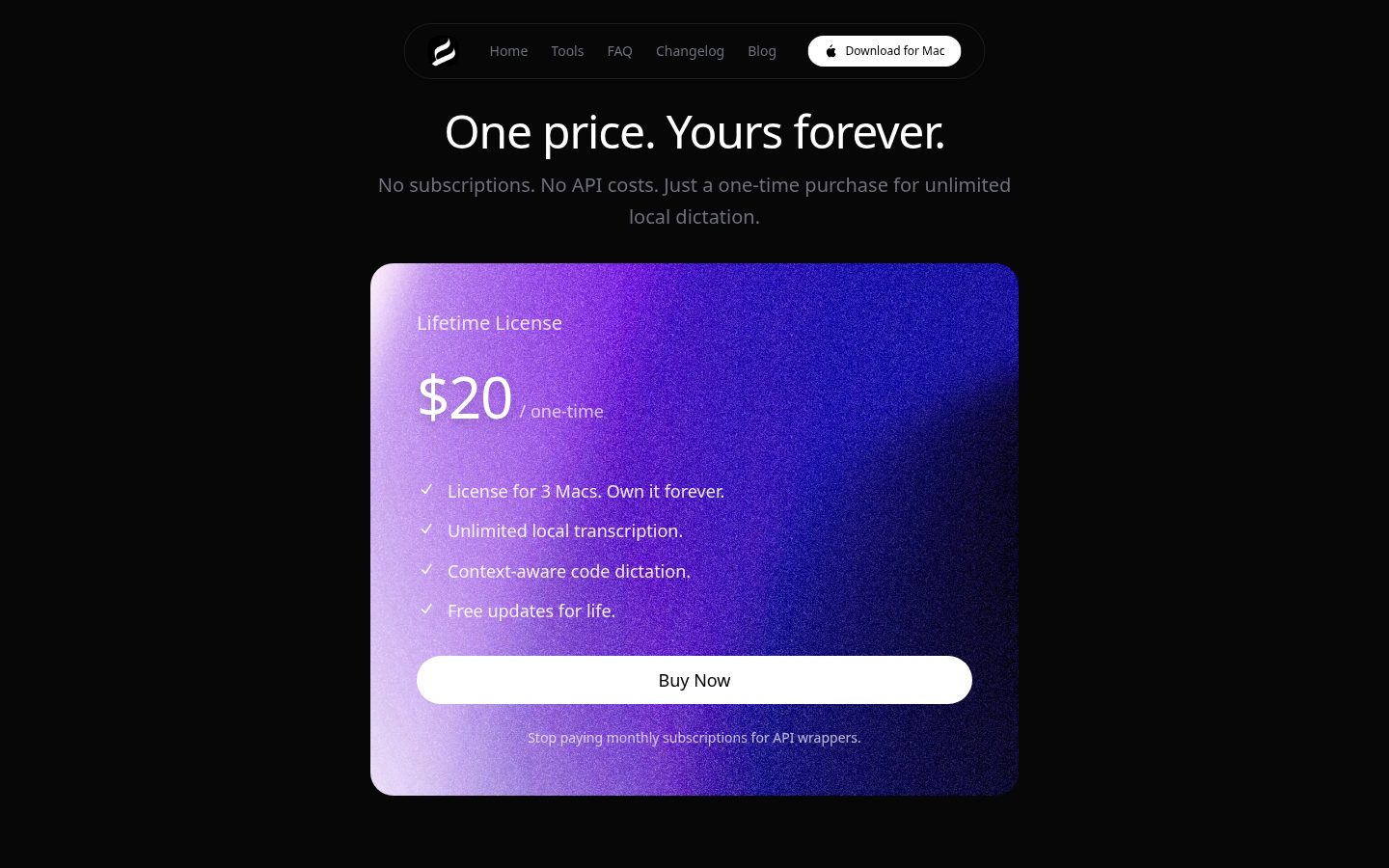 Andak Pricing