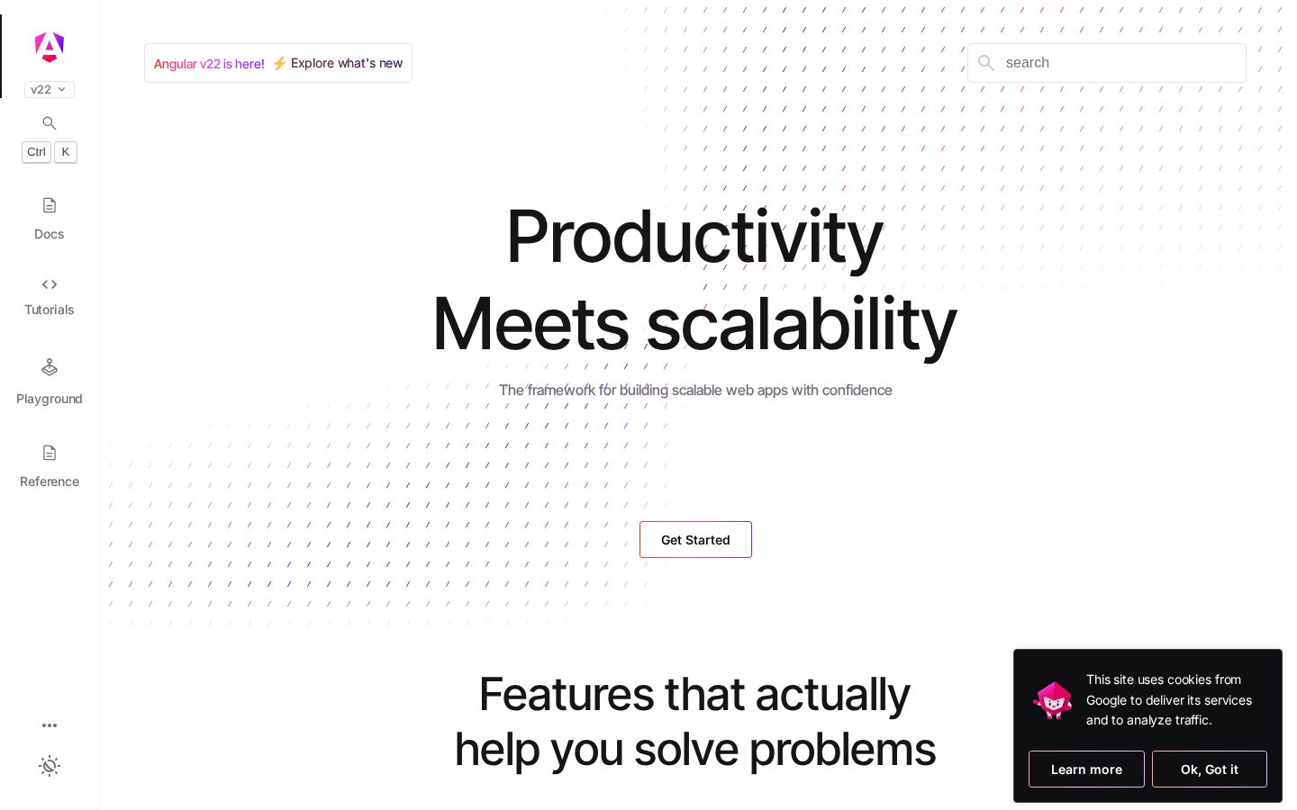 Angular Homepage